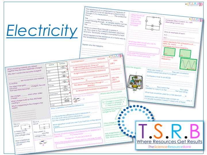 Charge and Electricity Worksheet Answers with Igcse Physics Section 2 Electricity Worksheets by