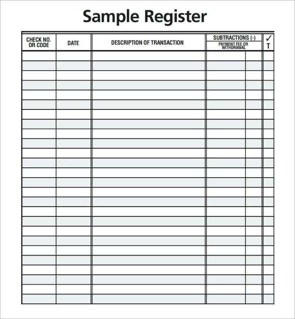 Checkbook Register Worksheet Also Free Blank Excel Spreadsheet Templates Checkbook Register Free