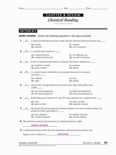 Chemical Bonding Review Worksheet Answer Key Also Worksheet Template 2015 2016 Ms Mcrae S Science Dna Review