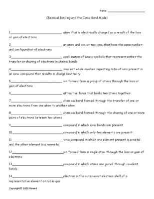 Chemical Bonding Worksheet Answers as Well as Beautiful Ionic Bonding Worksheet Beautiful Lesson 1 Intro to