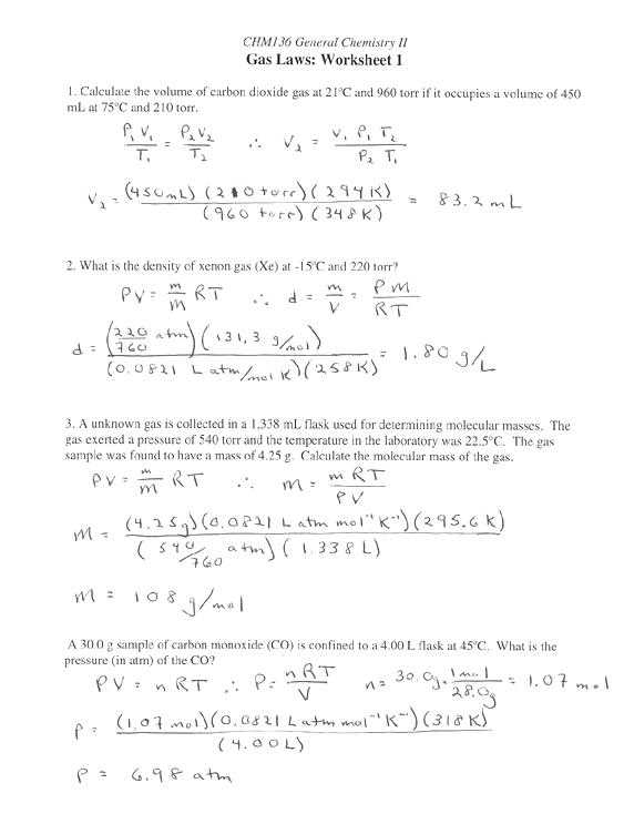 Chemistry Gas Laws Worksheet Answers together with Beautiful Gas Laws Worksheet Beautiful Chemistry Gases Test Answers