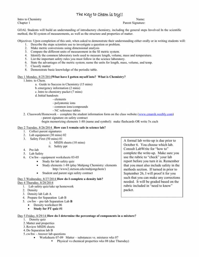 Chemistry Worksheet Matter 1 Answers and Worksheet solutions Introduction Answers Kidz Activities