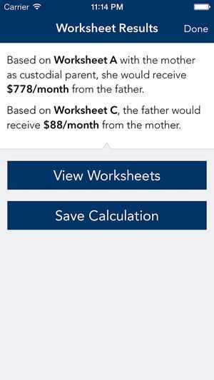 Child Support Guidelines Worksheet and south Carolina Child Support Calculator On the App Store
