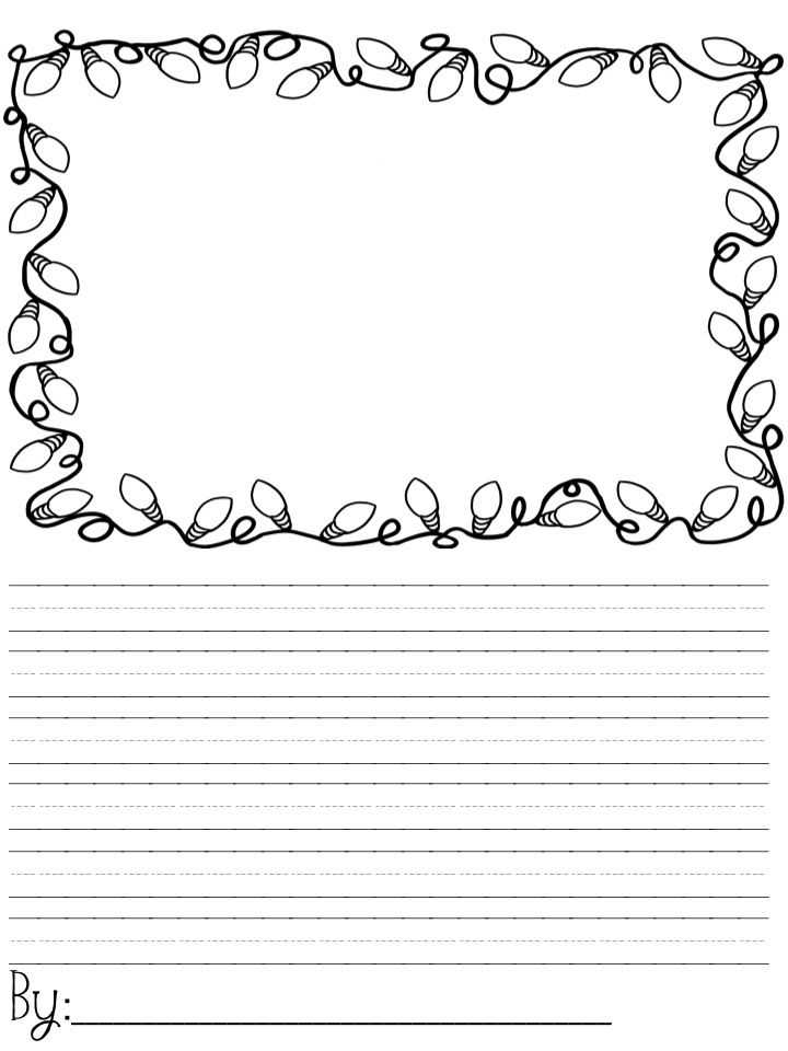 Christmas Handwriting Worksheets Also Christmas Writing Paper Maybe Use to Write Elf On the Shelf