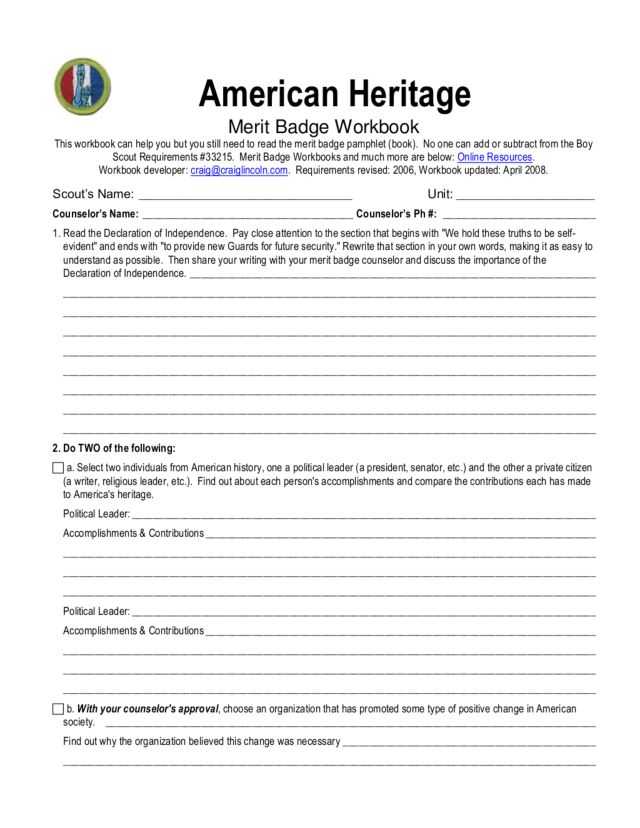 Citizenship In the Community Merit Badge Worksheet together with Boy Scout Merit Badge Worksheet Answers the Best Worksheets Image
