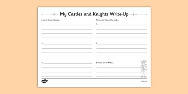 Citizenship In the Nation Worksheet together with Castles and Knights Write Up Worksheet Activity Sheet