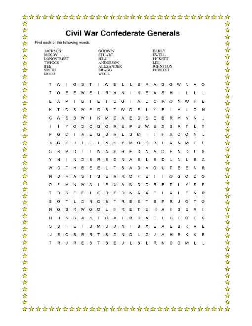 Civil War Causes Worksheet Answer Key Along with Civil War Word Search Packet Includes Answer Keys