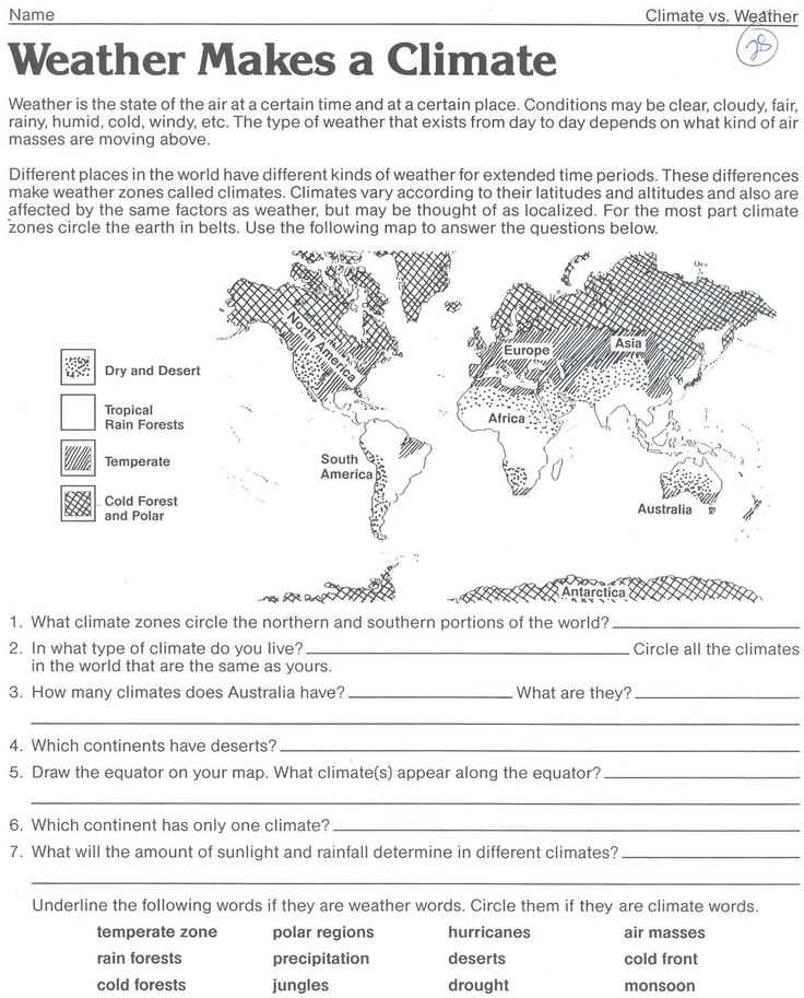 Climate Change Worksheet with 27 Best Teaching Weather & Climate Images On Pinterest
