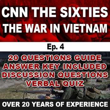 Cnn Student News Worksheet Along with the Sixties Cnn Ep 4 the War In Vietnam by social Stu S Megastore