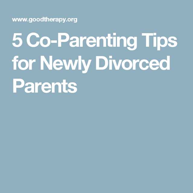 Co Parenting Worksheets and 5 Co Parenting Tips for Newly Divorced Parents