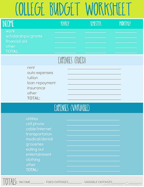 College Planning Worksheet together with Workbook Template Beautiful College Student Bud Ing Worksheet