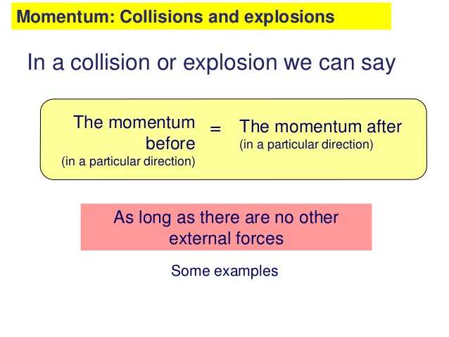 Collisions Momentum Worksheet 4 Answers or Momentum Tmid