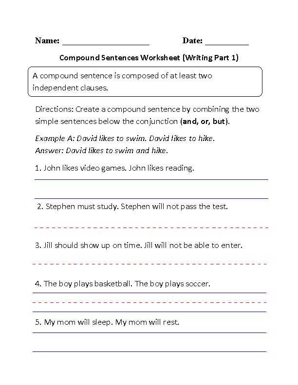 Combining Sentences 4th Grade Worksheets and 15 Best Language Arts Pound & Simple Sentences Images On