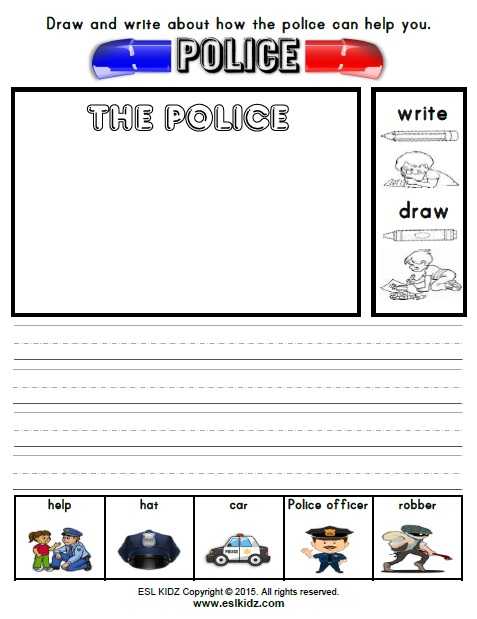 Community Helpers Police Officer Worksheet or Preschool Police Worksheets the Best Worksheets Image Collection