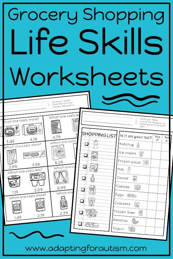 Community Living Skills Worksheets Also 6485 Best Life Skills Special Education Images On Pinterest