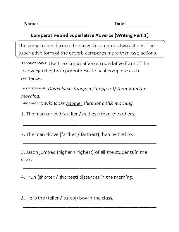 Comparison Of Adverbs Worksheet as Well as Worksheets 48 New Adjective Worksheets Full Hd Wallpaper S