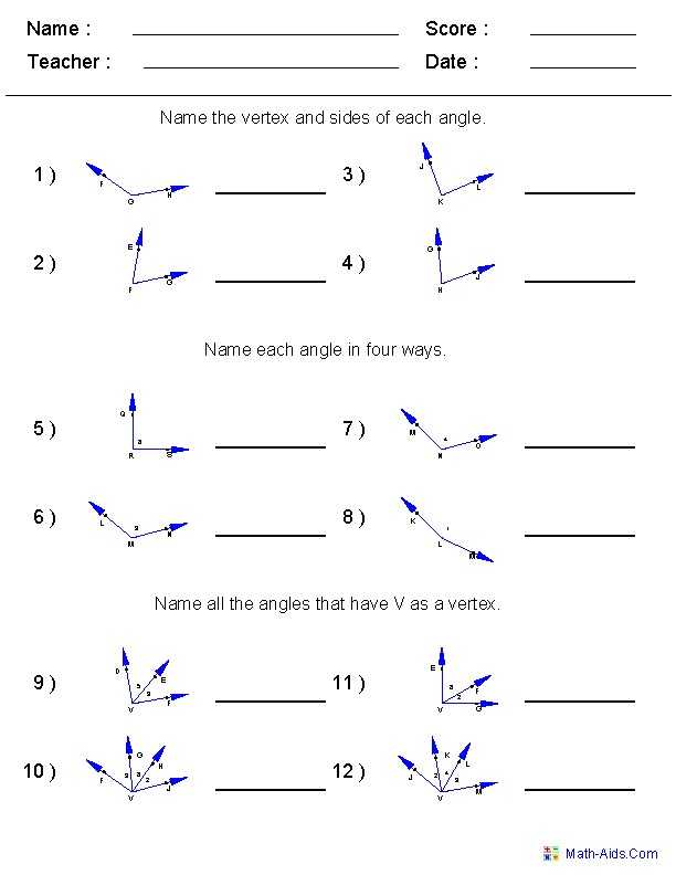 Complementary and Supplementary Angles Worksheet Answers Also Worksheets 49 Best Plementary and Supplementary Angles