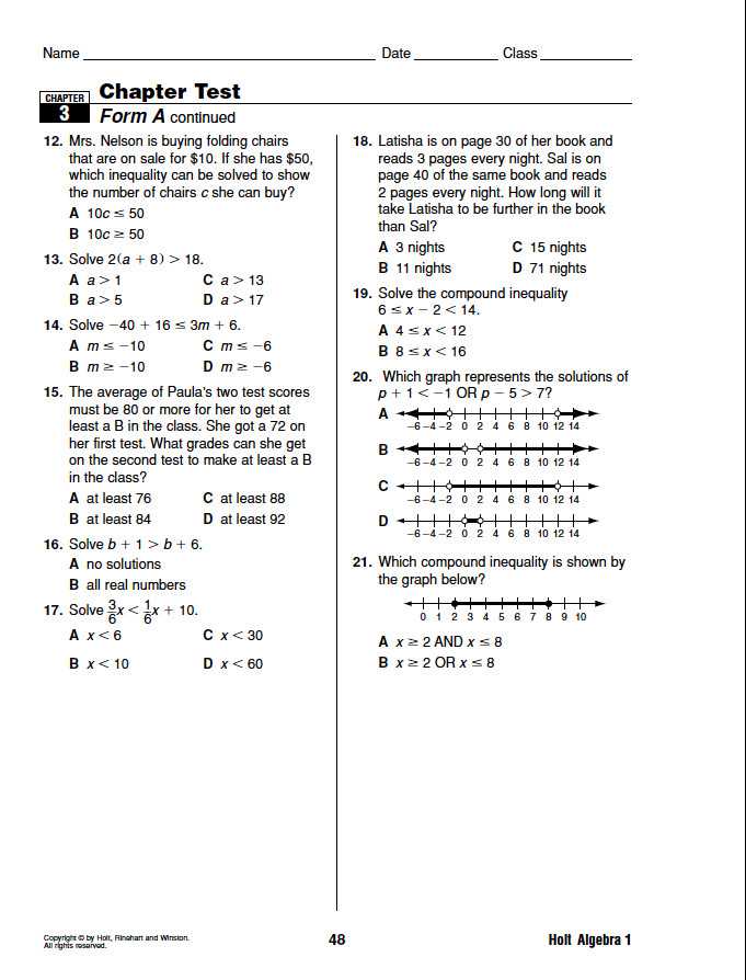 Compound Inequalities Word Problems Worksheet with Answers Along with Pound Inequalities Worksheet Answers Fresh Scaffold Note Taking