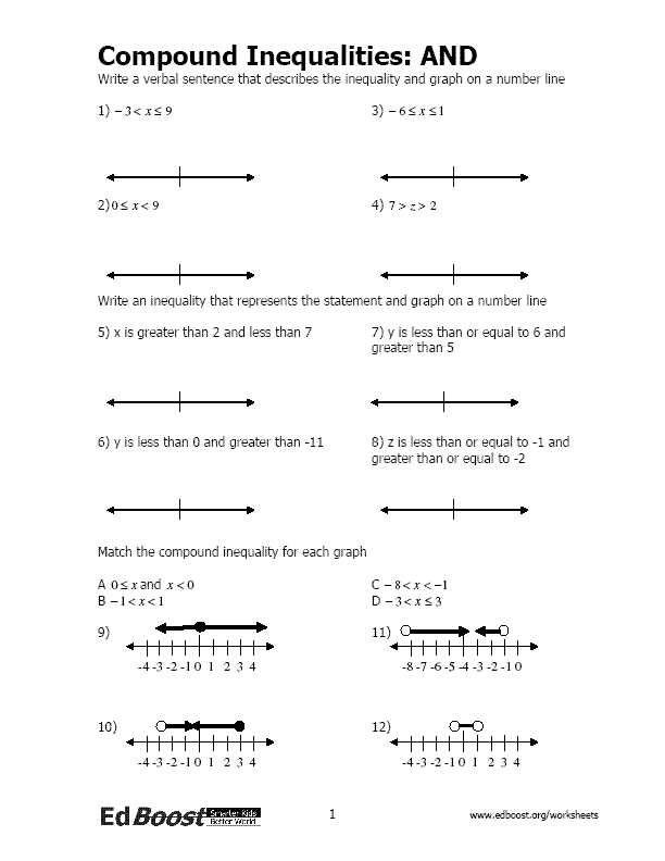 Compound Inequalities Word Problems Worksheet with Answers together with Indian In the Cupboard Worksheets Kidz Activities