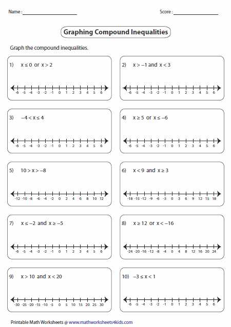 Compound Inequalities Worksheet together with Fresh Pound Inequalities Worksheet Lovely 14 Best Pound