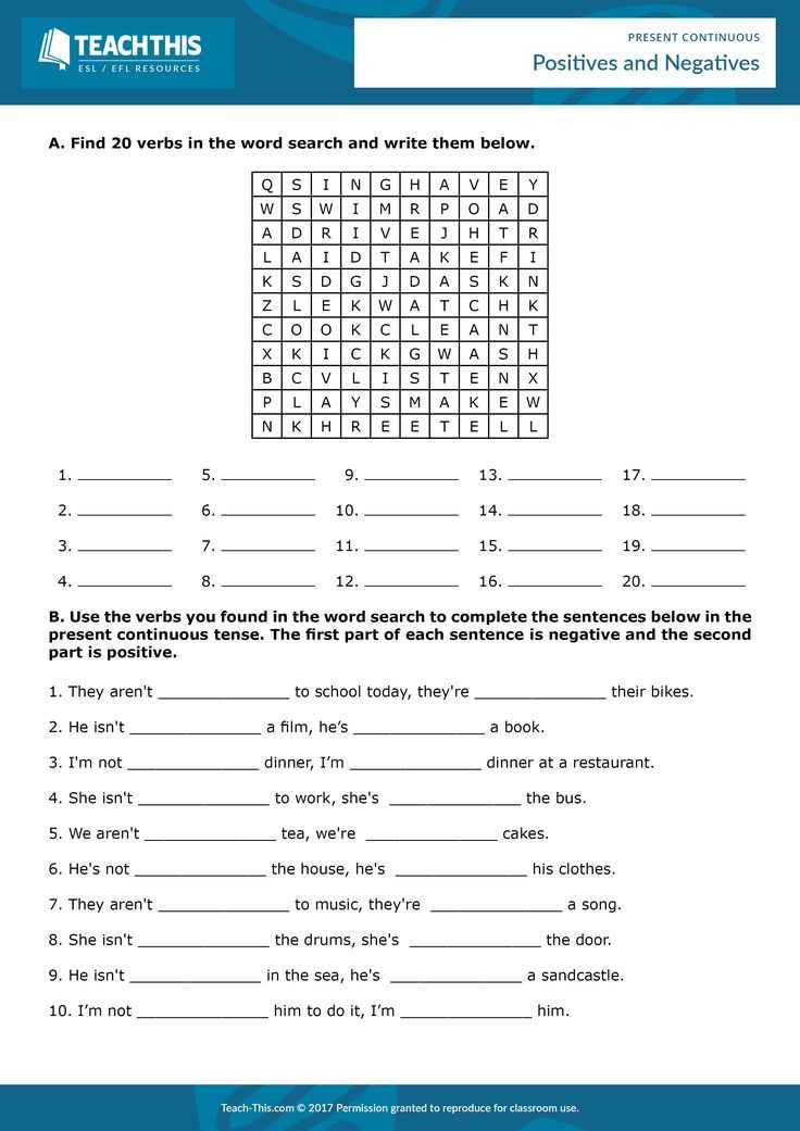 Continuous Compound Interest Worksheet with Answers and 7 Best Present Continuous Esl Efl Games Activities and Worksheets