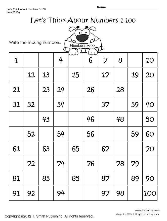 Counting Worksheets 1 20 and Snapshot Image Of Number Charts 1 100 Set 1 …