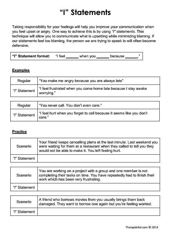 Couples Communication Worksheets as Well as 56 Best Conflict Resolution Images On Pinterest