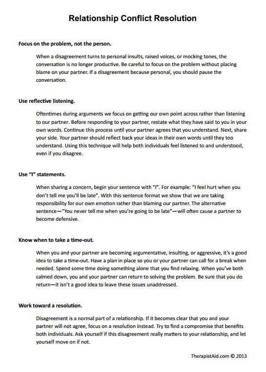 Couples Communication Worksheets with 209 Best Healthy Relationships Images On Pinterest
