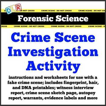Crime Scene Investigation Worksheets Also Dna Fingerprinting Worksheet forensic Science Fingerprint Activity