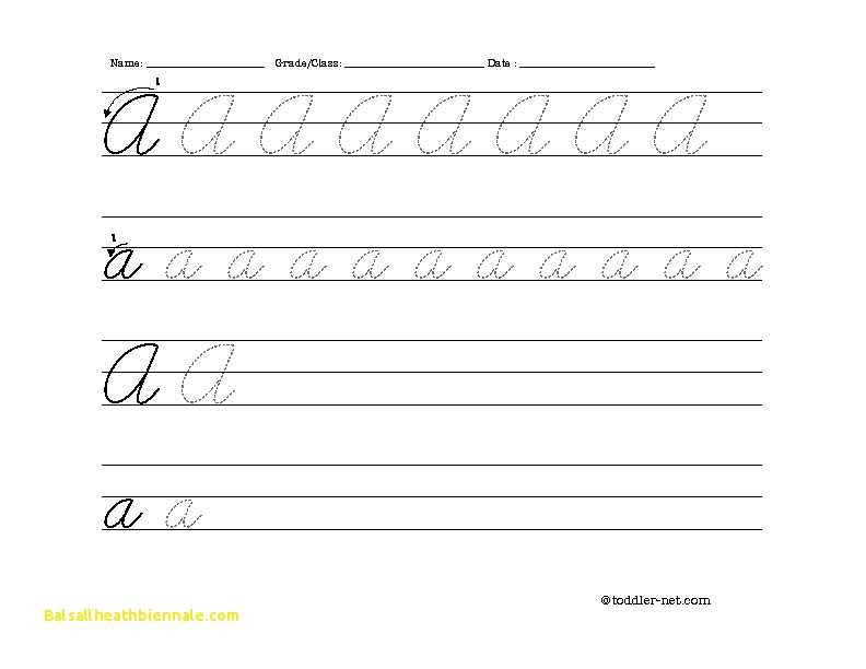 Cursive Alphabet Worksheets Pdf or Fresh Writing A Letter Worksheet Pdf