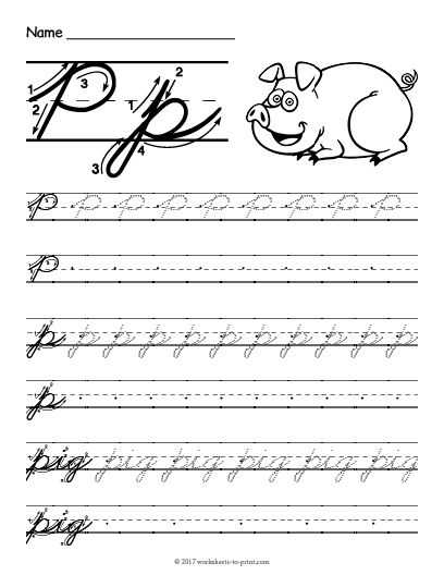 Cursive Writing Worksheets for Kids and 27 Best Cursive Writing Worksheets Images On Pinterest