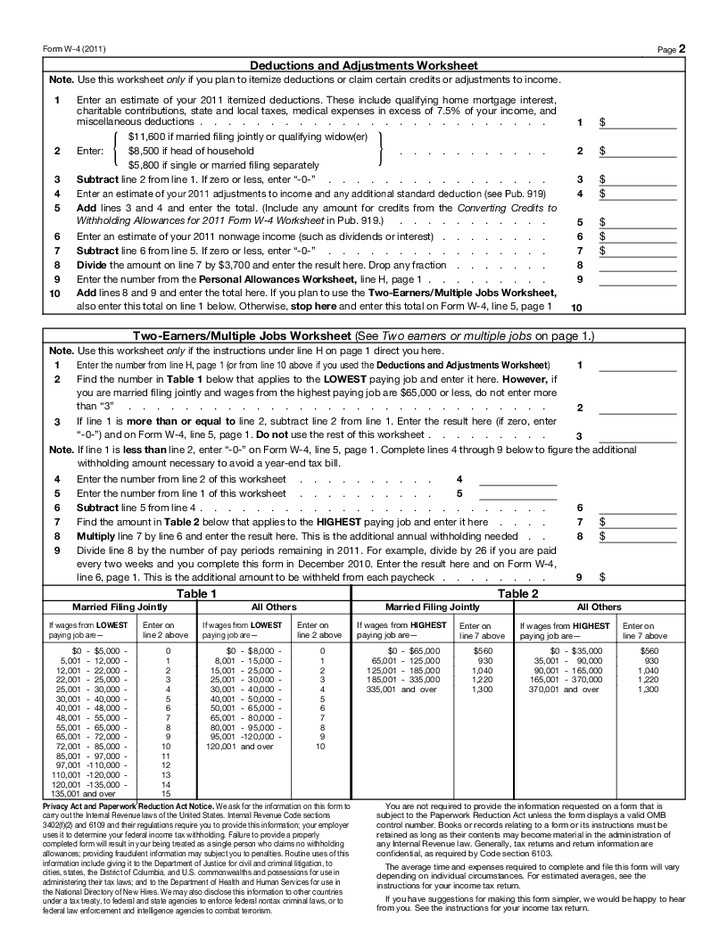 Deductions and Adjustments Worksheet Also W4 Deductions and Adjustments Worksheet Kidz Activities