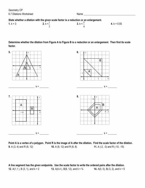 Dilations Worksheet Answer Key or Math Dilation Worksheet Free Worksheets Library Download and Print