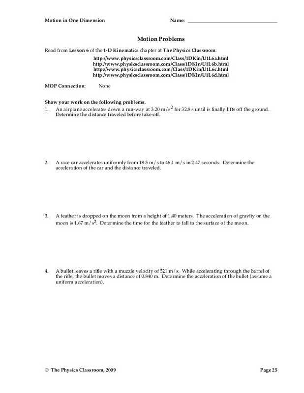 Displacement and Velocity Worksheet Along with E Dimensional Kinematics Worksheet Kidz Activities
