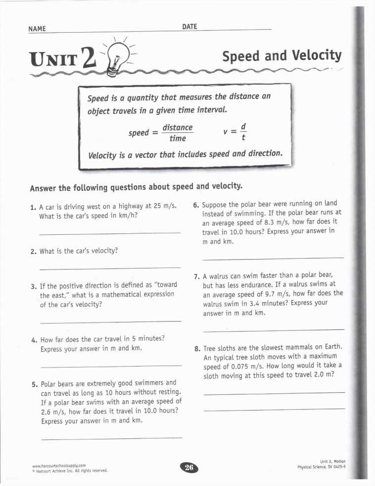 Displacement Velocity and Acceleration Worksheet together with Awesome Velocity Worksheet – Sabaax