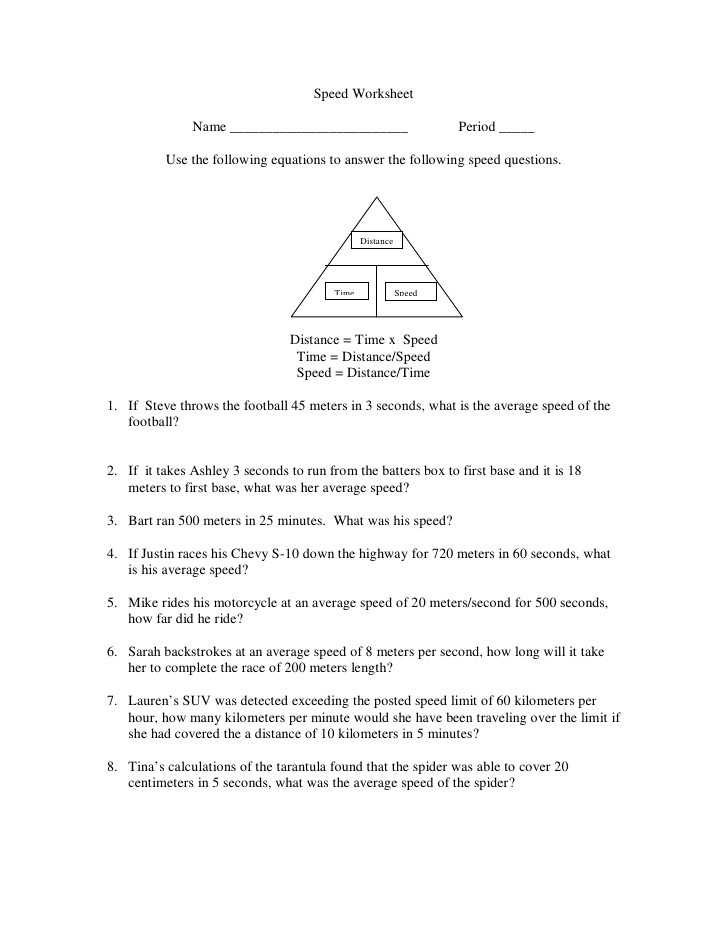 Distance and Displacement Worksheet Answers Along with Speed Distance Time Worksheet Awesome 1 10 Practice Distance Rate