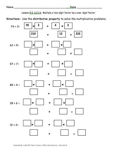 Distributive Property Practice Worksheet and 542 Best Teaching Math Images On Pinterest