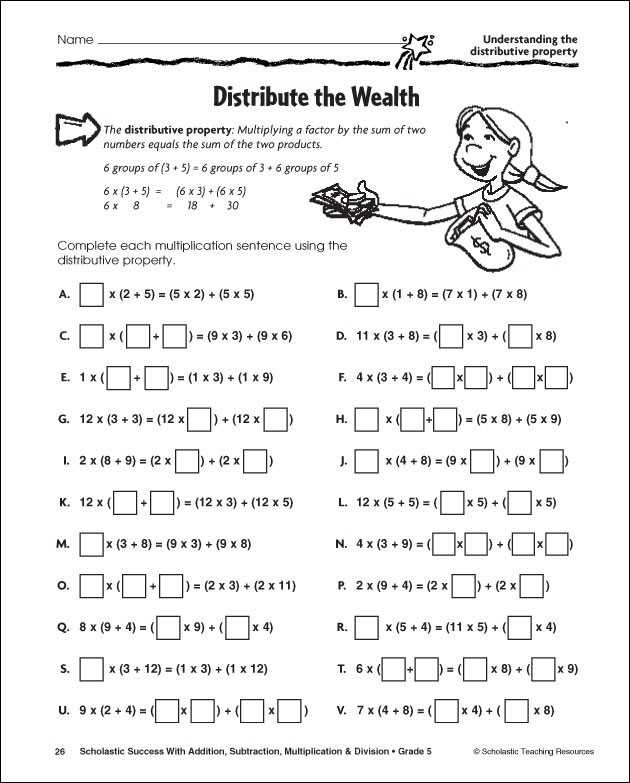 Distributive Property Practice Worksheet with Factoring Distributive Property Worksheet Image Collections