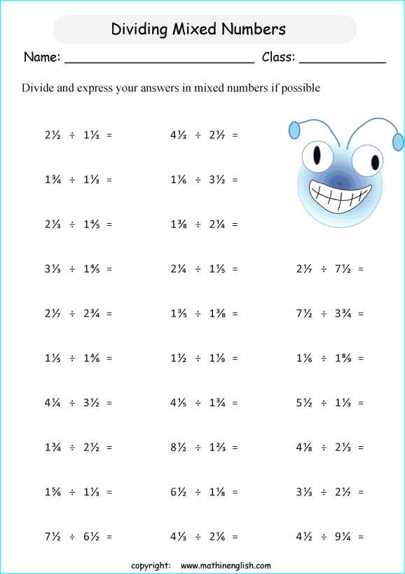 Dividing Fractions Worksheet 6th Grade with Maths Worksheets Class 6 Lovely Class 4 Math Worksheets and Problems