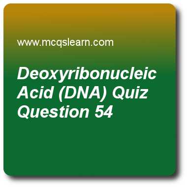 Dna Structure Quiz Worksheet with Deoxyribonucleic Acid Dna Quizzes Mcat Quiz 54 Questions and
