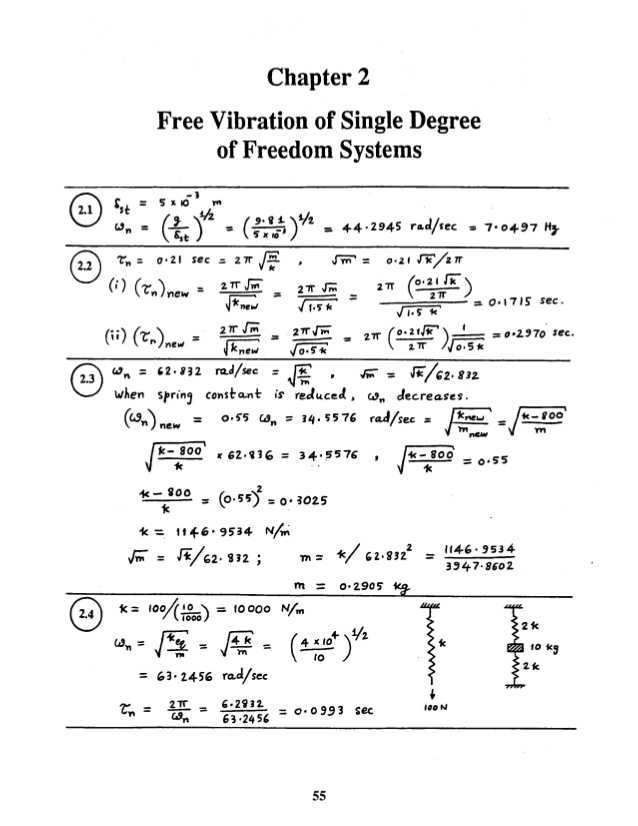 Drive Right Chapter 2 Worksheet Answers and Mechanical Vibrations by Ss Rao 4th Edition solution Manual Chapter 02