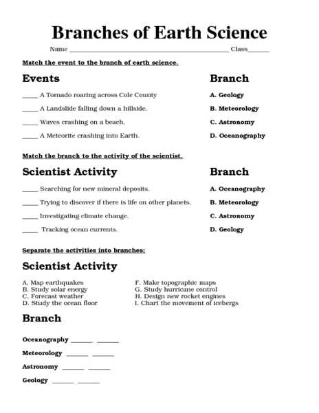Earth Science Worksheets High School together with Earth Science Worksheet Worksheets for All