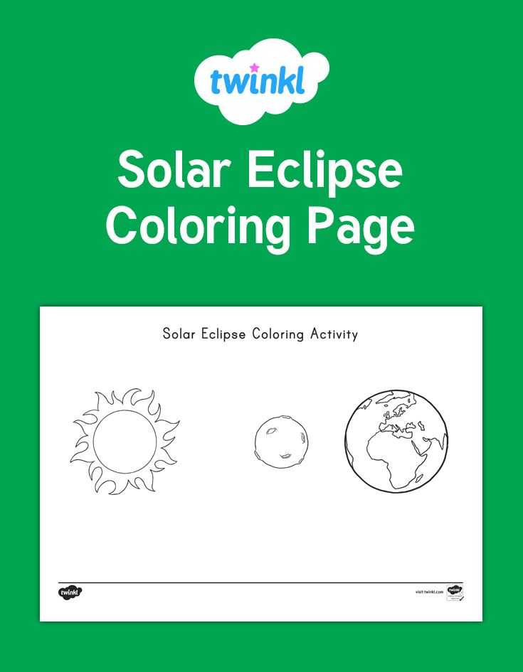 Eclipse Worksheet Answer Key together with solar Eclipse Coloring Activity This Lovely Coloring Sheet Features
