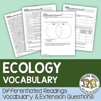 Ecological Relationships Worksheet and 10 Best Relationships W In Ecosystems Images On Pinterest