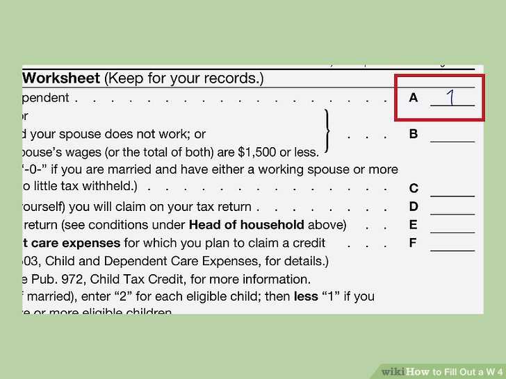 Eic Worksheet B Along with How to Fill Out A W‐4 with Wikihow
