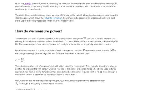 Electrical Power Worksheet Answers Along with Conservation Of Energy Video