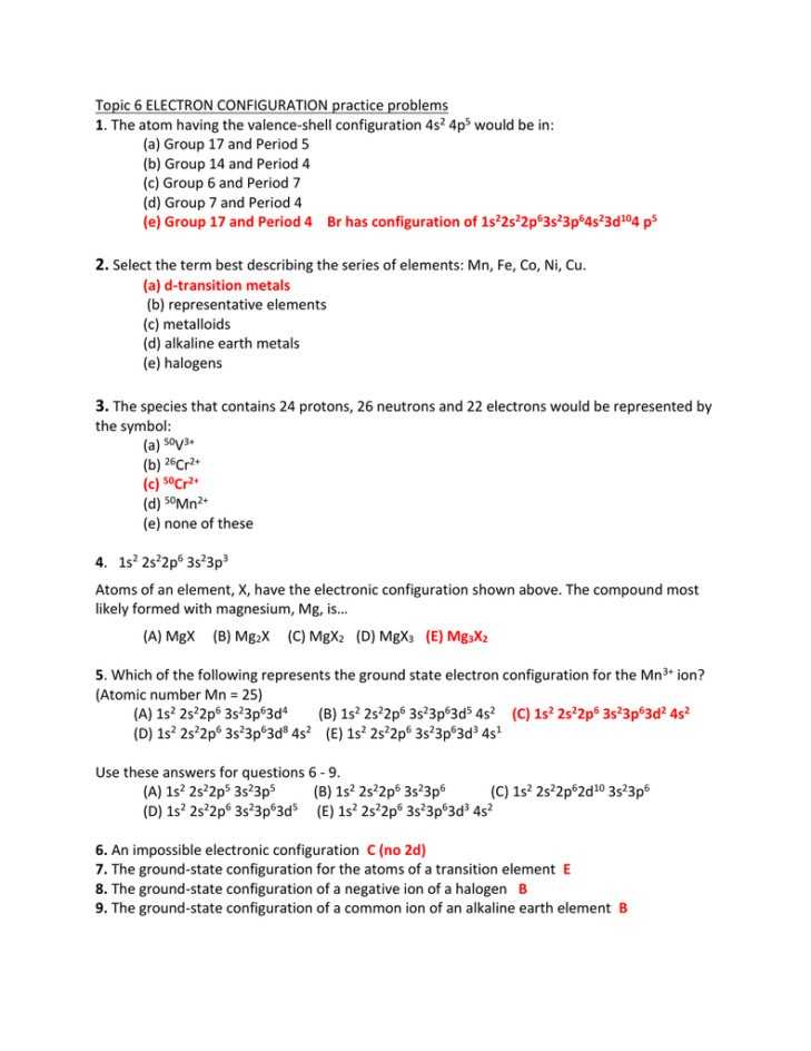 Electron Configuration Chem Worksheet 5 6 Answers together with Worksheet Electron Configuration Pdf Kidz Activities