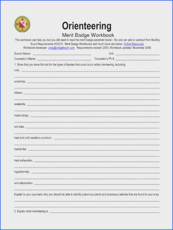 Emergency Preparedness Merit Badge Worksheet and Reading Merit Badge Worksheet Image Collections Worksheet Math for