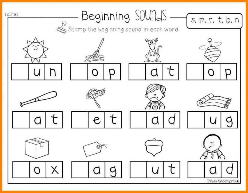 Ending sounds Worksheets Pdf and Beginning sounds Kindergarten Worksheets Ending sound M Math Middle