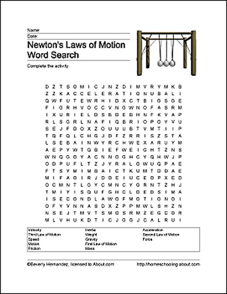 Energy Transformation Game Worksheet Answer Key and Fun Ways to Learn About Newton S Laws Of Motion